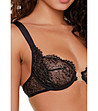 Черен дантелен сутиен -3 снимка