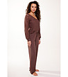 Дамска кафява пижама-1 снимка