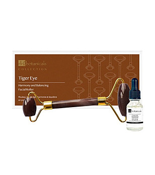 Комплект от ролер с тигров камък и нощен серум за лице снимка