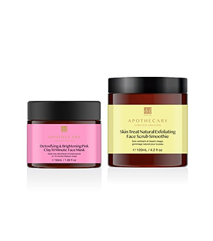 Комплект от маска и скраб за лице снимка