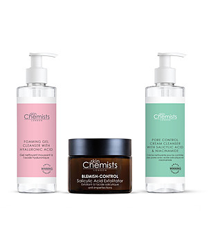 Козметичен комплект от гел, пяна и крем за лице снимка