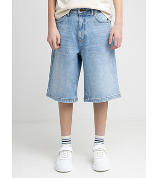 Памучни детски къси дънки ANDYS снимка