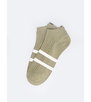 Мъжки къси чорапи в зелен нюанс за маратонки Innero снимка