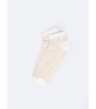 Дамски къси чорапи за маратонки на райе Pastella снимка