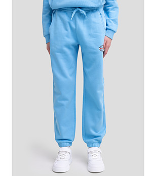 Светлосиньо детско спортно долнище с памук Midas снимка