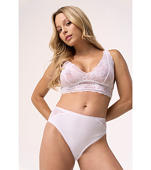 Бели памучни бикини Vicky снимка