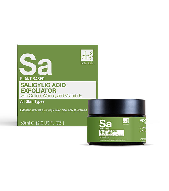 Ексфолиант със салицилова киселина, кафе, орех и витамин Е 60 мл снимка