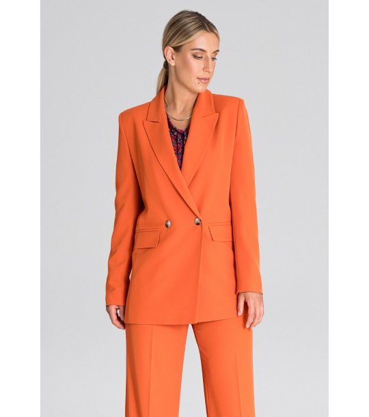Дамско сако в оранжево Adelita снимка