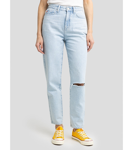 Памучни дамски светлосини дънки SILLA снимка