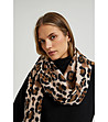 Дамски шал с леопардови шарки-2 снимка