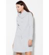 Сива памучна спортна рокля-2 снимка