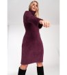 Рокля в бордо Eliza-4 снимка