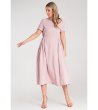 Миди рокля в розово Lana-2 снимка