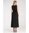 Черна рокля без ръкави Enny-1 снимка