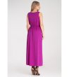 Дамска рокля макси с цвете Enny-1 снимка