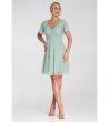 Рокля в цвят мента Feri-4 снимка