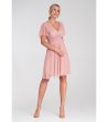 Рокля в розово с къс ръкав Sarita-3 снимка