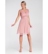 Рокля без ръкави в розово Vena-4 снимка