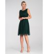 Зелена рокля с обло деколте Grethen-2 снимка