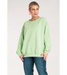 Дамска памучна светлозелена блуза Ambra-3 снимка