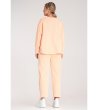 Памучен комплект от блуза и панталон в бледооранжево Belita-1 снимка