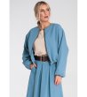 Синьо дамско яке Maryla-3 снимка
