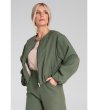 Зелено дамско яке Maryla-4 снимка