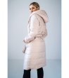 Дамско бежово яке с качулка Decco-1 снимка