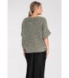 Дамски мек пуловер в цвят маслина Caris-1 снимка