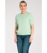 Дамски светлозелен пуловер Rachela-3 снимка