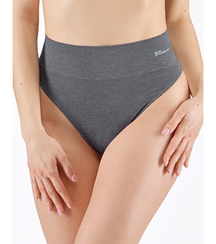 Прашки в сив цвят с висока талия снимка