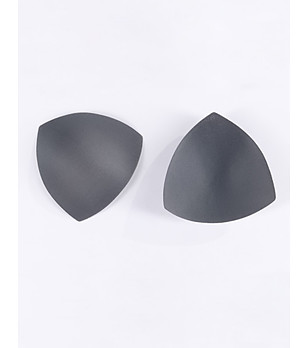 Триъгълни подплънки в сиво снимка