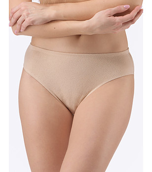 Бежови памучни бикини снимка