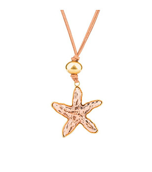 Дамско колие с морска звезда снимка