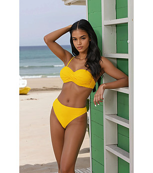 Бански от 2 части в жълто Alice снимка