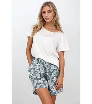 Лятна пижама с долнище с принт Calm Summer снимка