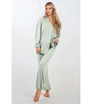 Пижама в цвят мента Pure Harmony снимка