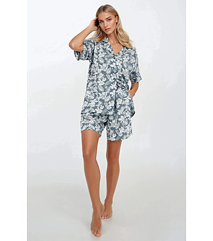 Дамска лятна овърсайз пижама с принт Stylish Embrace снимка