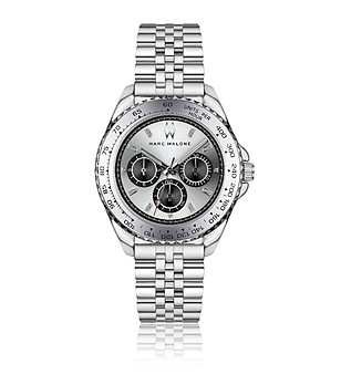 Мъжки сребрист часовник снимка