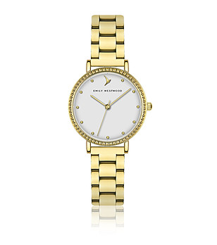 Дамски часовник в златисто снимка