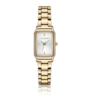 Дамски часовник в златисто снимка