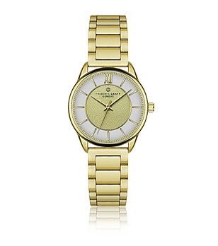 Дамски часовник в златисто снимка