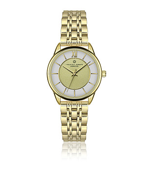 Златист дамски часовник с верижка снимка