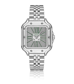 Мъжки часовник в сребристо с верижка снимка