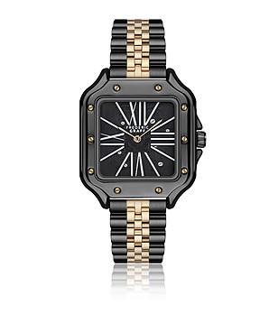 Мъжки часовник в черно и златисто снимка