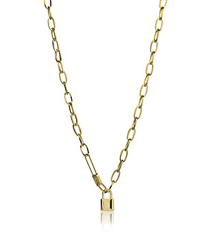 Дамско колие със златно покритие Regina снимка