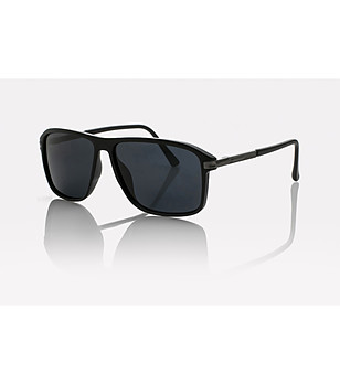 Унисекс слънчеви очила в черно с поляризация снимка