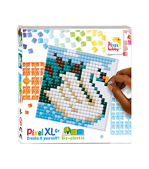 Мозайка с пиксели XL, Pixelhobby, 23x23 пиксела - Лебед снимка