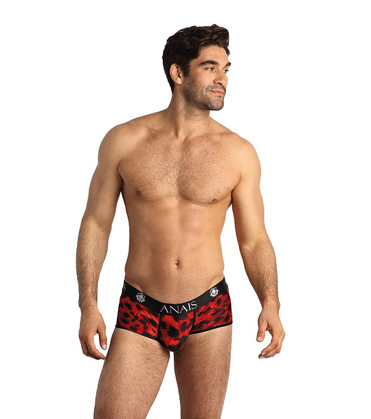 Мъжки червени боксерки с принт Savage снимка