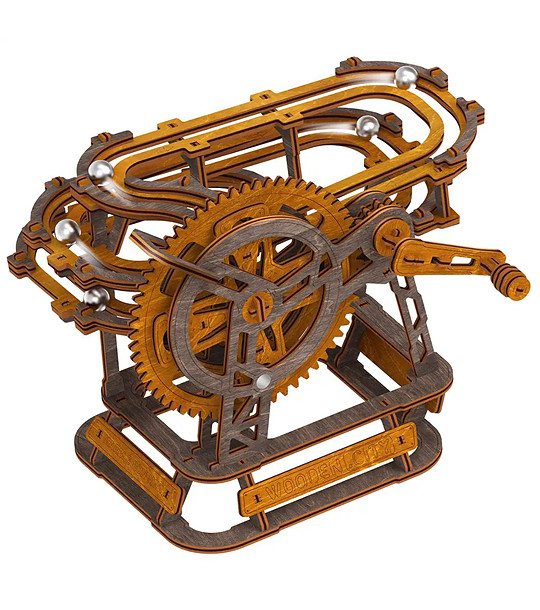 Дървен 3D пъзел Писта Marble Run Mini снимка